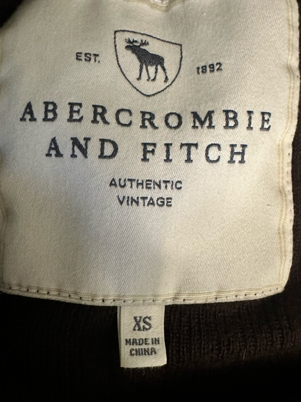 Abercrombie & Fitch Vintage Y2K babydoll cropped cable knit hooded Cardigan - Picture 10 of 14